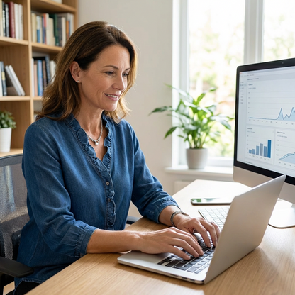 Bente | Bluse med flæser til kvinder